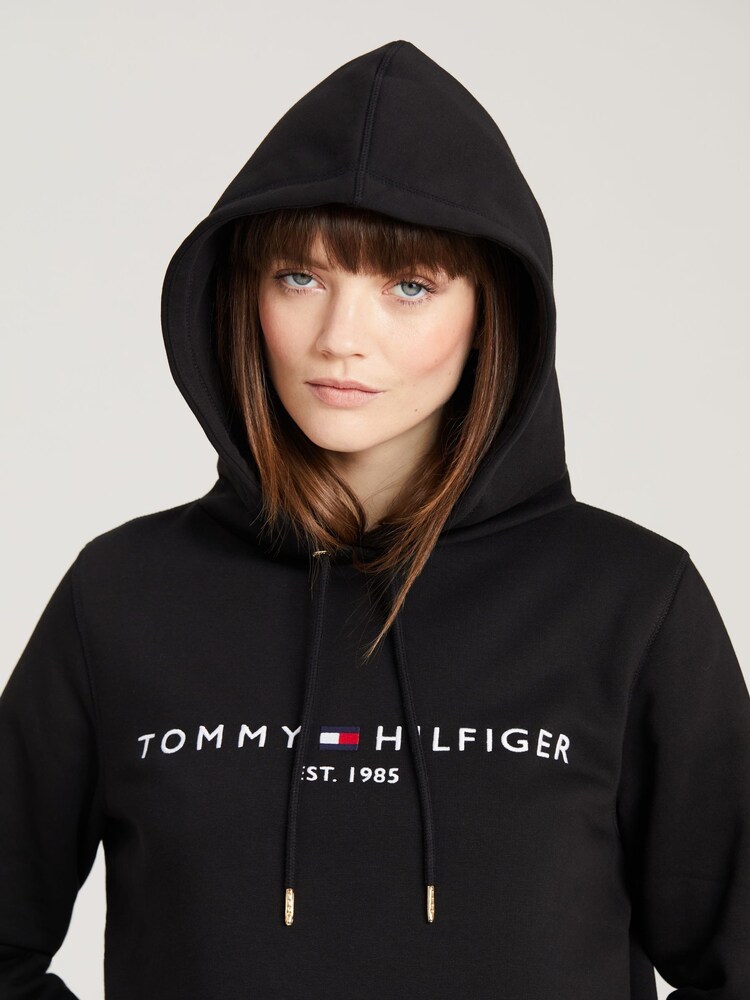 Noir - Tommy Hilfiger Heritage Logo Sweat-shirt à capuche - Image 5 of 7