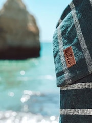 Seaspray Blue Jumbie  Stripe Beach Bag and Purse Set - Image 3 of 5