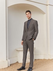 Bronze Slim Fit Shawl Collar Suit: Jacket - Image 4 of 14