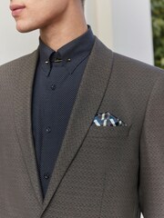 Bronze Slim Fit Shawl Collar Suit: Jacket - Image 7 of 14
