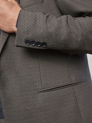 Bronze Slim Fit Shawl Collar Suit: Jacket - Image 8 of 14