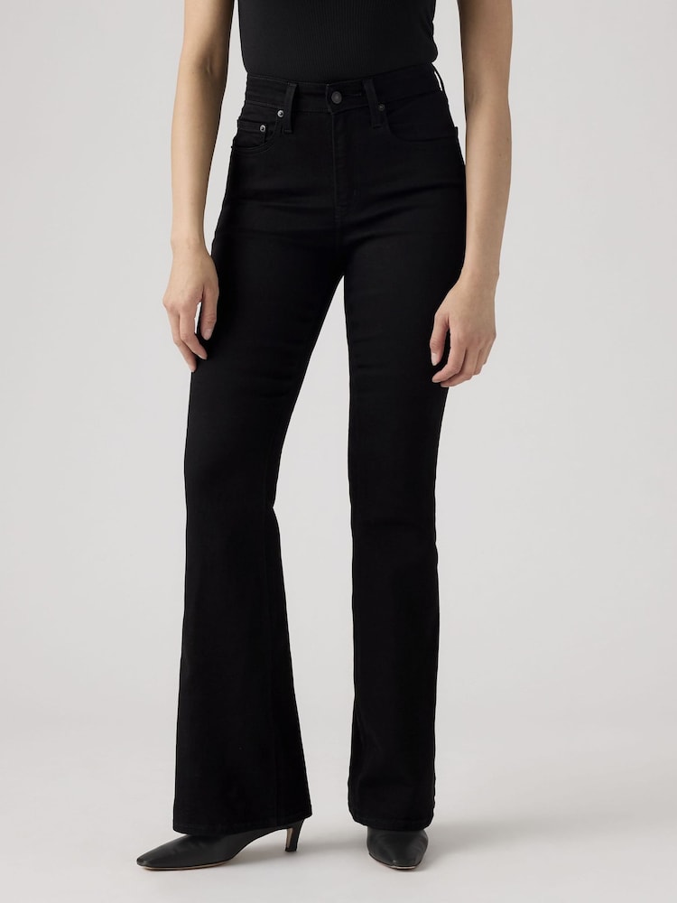 Negro - Vaqueros acampanados de tiro alto con canesú 726™ de Levi's® - Imagen 1 de 7 Negro - Vaqueros acampanados de tiro alto con canesú 726™ de Levi's® - Imagen 1 de 7