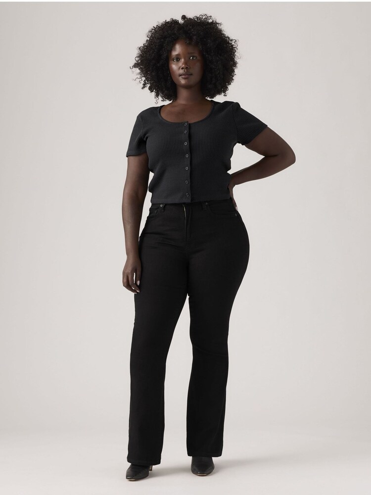 Negro - Vaqueros acampanados de tiro alto con canesú 726™ de Levi's® - Imagen 2 de 7 Negro - Vaqueros acampanados de tiro alto con canesú 726™ de Levi's® - Imagen 2 de 7