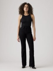 Negro - Vaqueros acampanados de tiro alto con canesú 726™ de Levi's® - Imagen 5 de 7