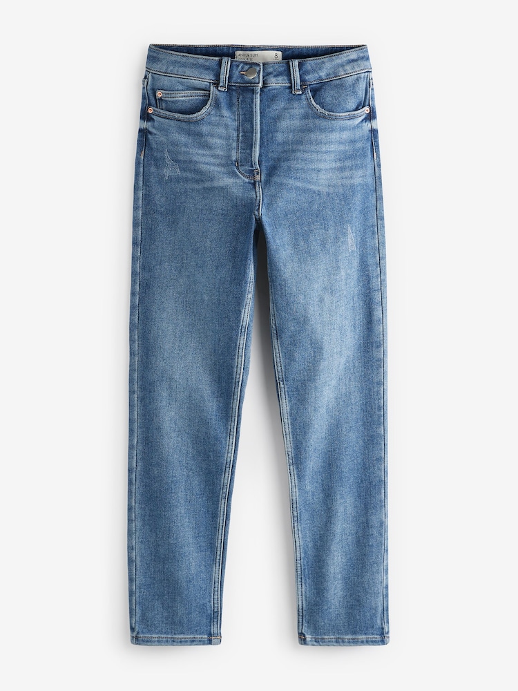 Mid Blue Denim Outdoor Cosy Heat Retaining Jeans - Image 5 of 5