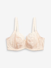 Black/White/Praline Nude Non Pad Balcony DD+ Lace Bras 3 Pack - Image 5 of 7