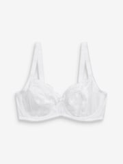 Black/White/Praline Nude Non Pad Balcony DD+ Lace Bras 3 Pack - Image 7 of 7