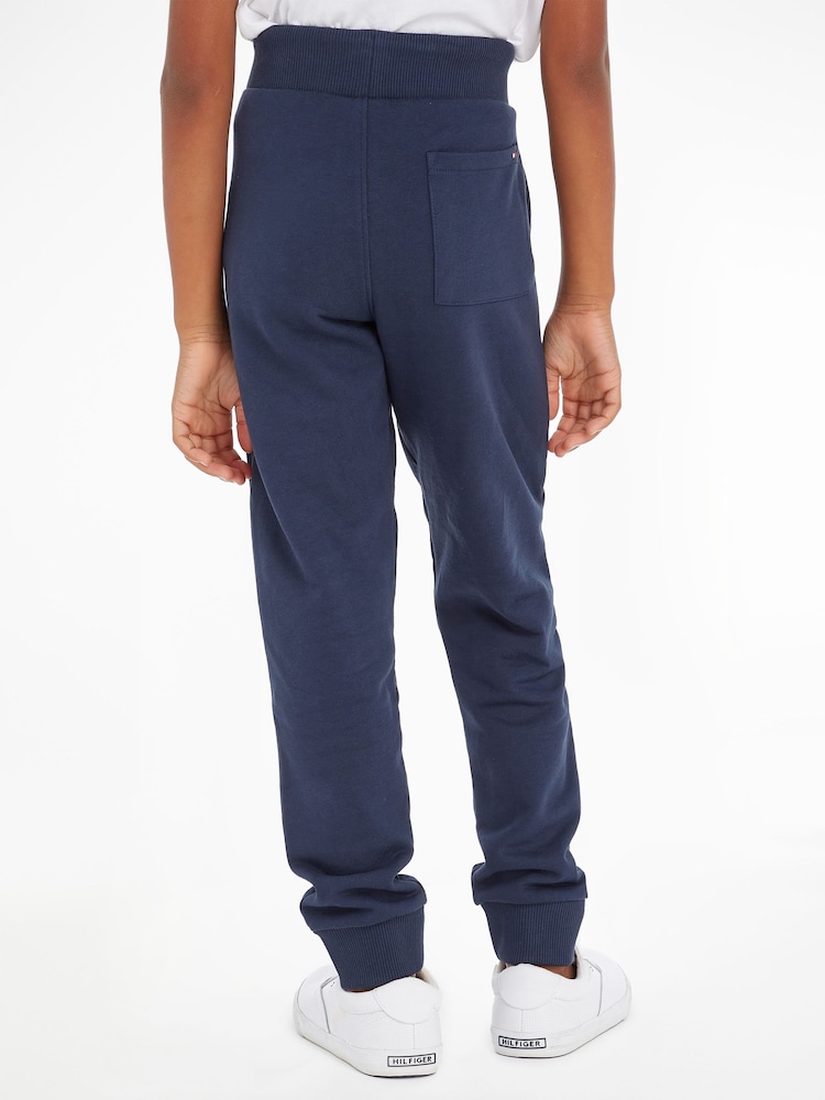 Tommy Hilfiger Blue Essential Sweat Joggers - Image 2 of 5