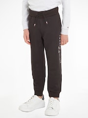 Tommy Hilfiger Black Essential Sweat Joggers - Image 1 of 6