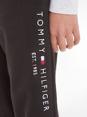 Tommy Hilfiger Black Essential Sweat Joggers - Image 3 of 6