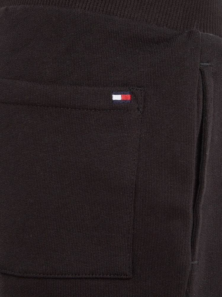 Tommy Hilfiger Black Essential Sweat Joggers - Image 6 of 6