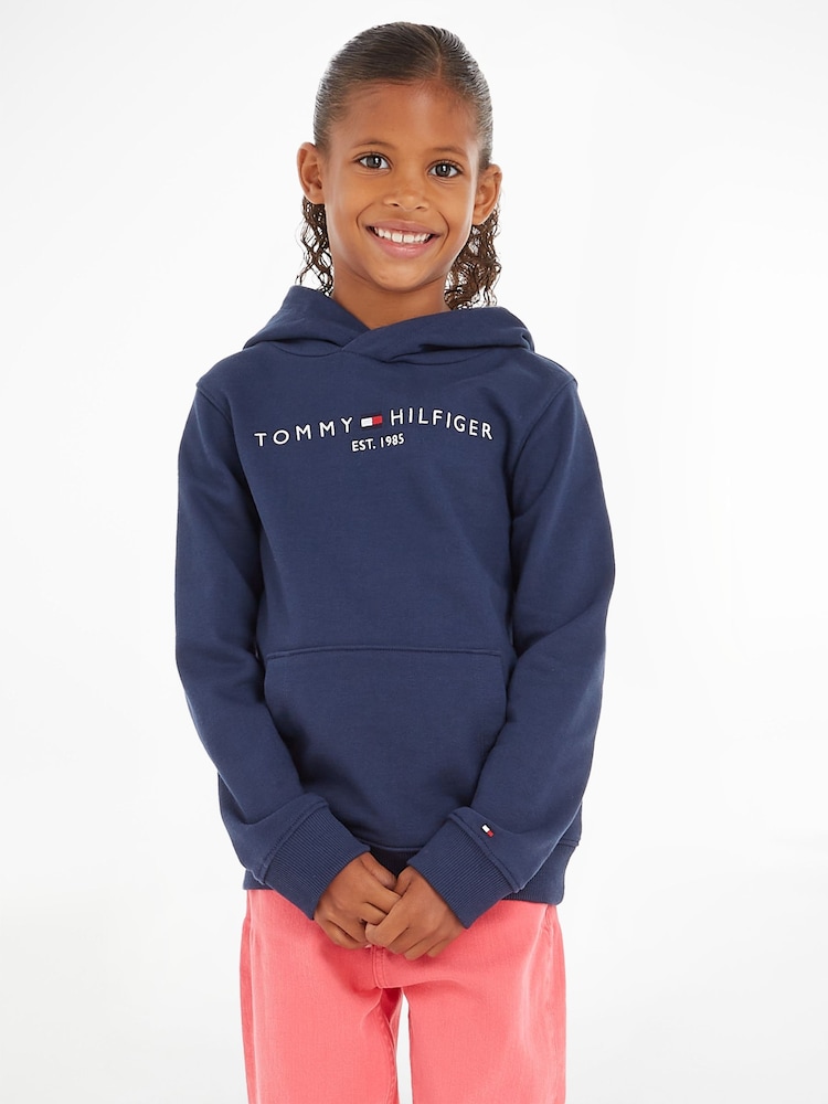 Blue - Tommy Hilfiger Essential Hoodie - Image 1 of 6
