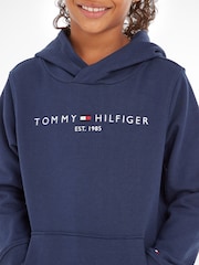 Blue - Tommy Hilfiger Essential Hoodie - Image 3 of 6