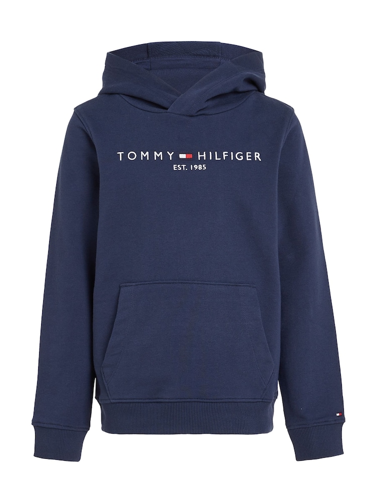Tommy Hilfiger Blue Essential Hoodie - Image 4 of 6