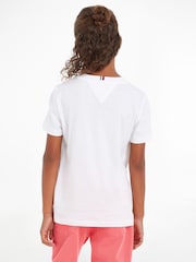 Tommy Hilfiger White Essential T-Shirt - Image 2 of 6
