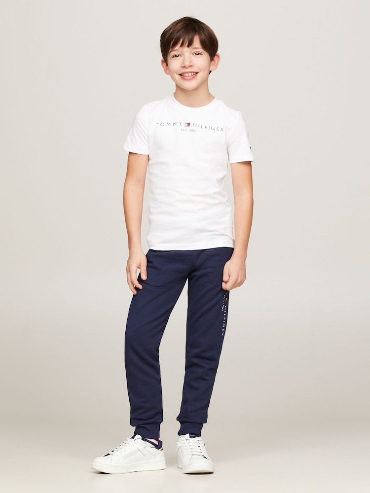 Tommy Hilfiger White Essential T-Shirt - Image 2 of 6 Tommy Hilfiger White Essential T-Shirt - Image 2 of 6