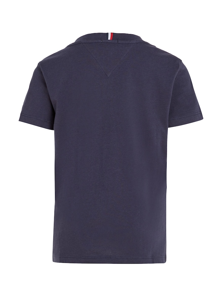 Tommy Hilfiger Navy Blue Essential T-Shirt - Image 2 of 5