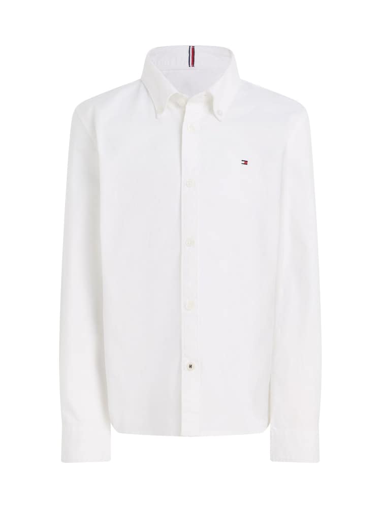 Tommy Hilfiger White Stretch Oxford Shirt - Image 4 of 6