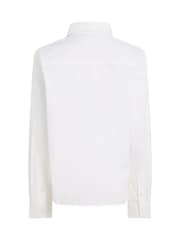 Tommy Hilfiger White Stretch Oxford Shirt - Image 5 of 6