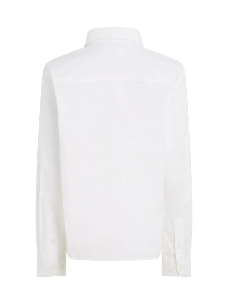 Tommy Hilfiger White Stretch Oxford Shirt - Image 5 of 6