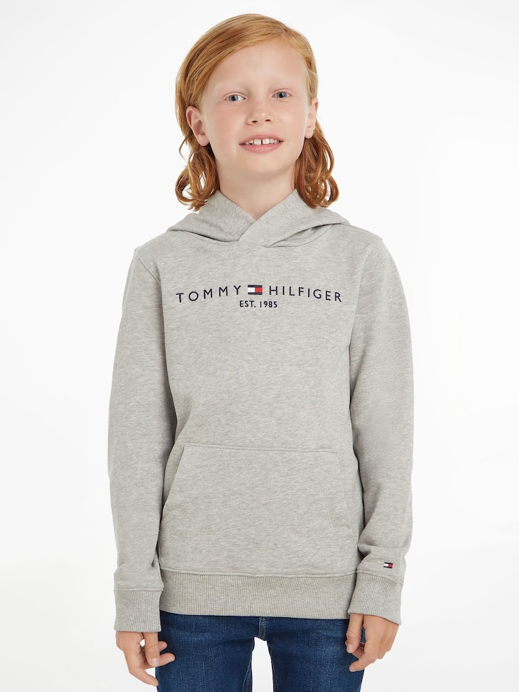 Tommy Hilfiger Grey Essential Hoodie - Image 1 of 6