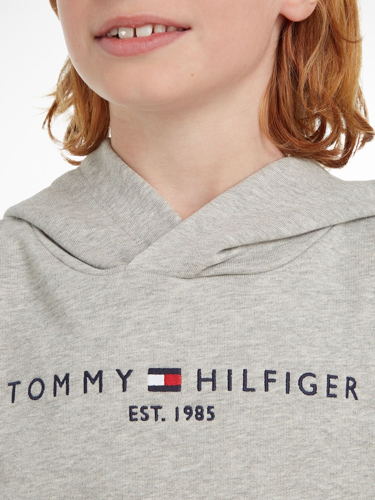 Tommy Hilfiger Grey Essential Hoodie - Image 3 of 6