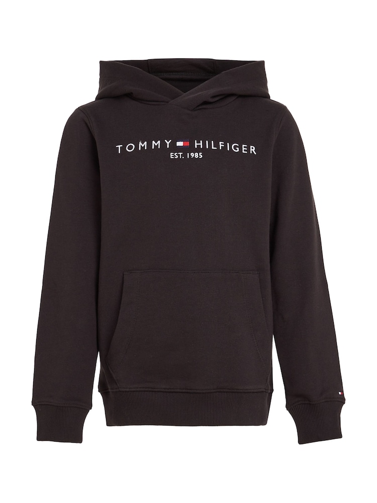 Tommy Hilfiger Black Essential Hoodie - Image 4 of 6