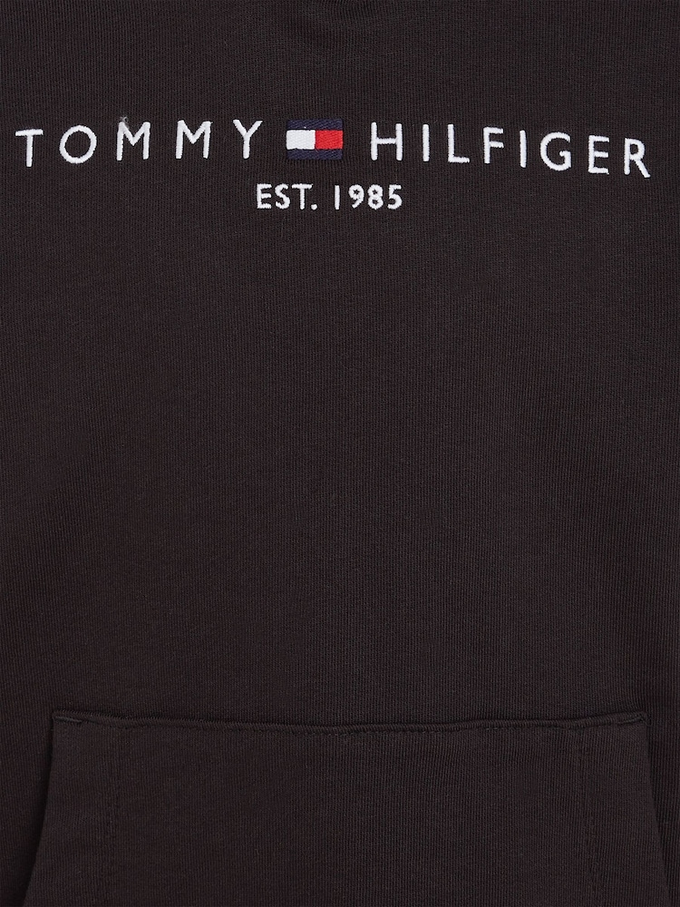 Tommy Hilfiger Black Essential Hoodie - Image 6 of 6