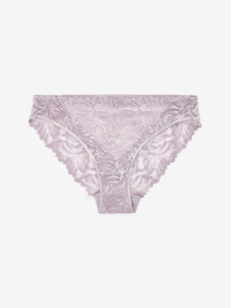 Сиренево-фиолетовый - Ultimate Comfort Lace Knickers - Image 5 of 5