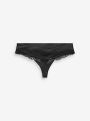 Black Thong Forever Comfort® Knickers - Image 4 of 4