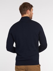 Barbour® Navy 100% Cotton Quarter Zip Jumper - Image 2 of 8