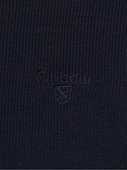 Barbour® Navy 100% Cotton Quarter Zip Jumper - Image 7 of 8