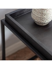 Gallery Home Black Mere Tray Side Table - Image 2 of 3
