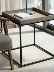 Gallery Home Grey Mere Tray Side Table - Image 1 of 3