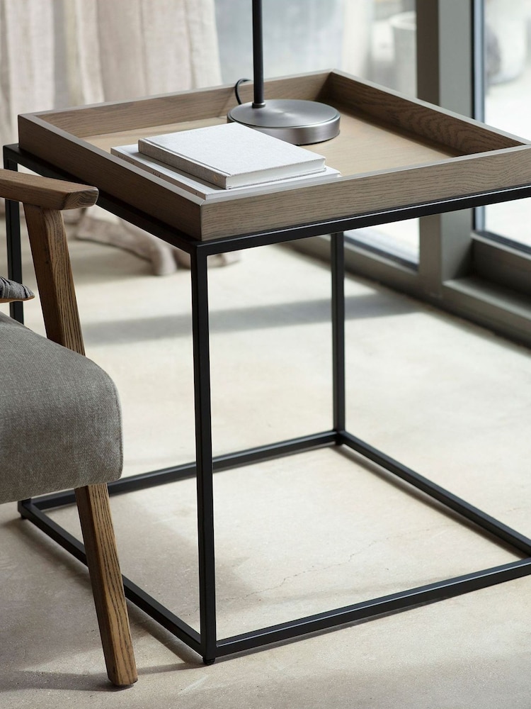 Gallery Home Grey Mere Tray Side Table - Image 1 of 3