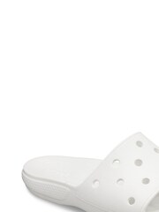 Crocs White Classic Slides - Image 2 of 4