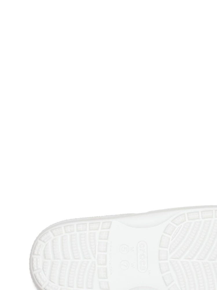 Crocs White Classic Slides - Image 4 of 4