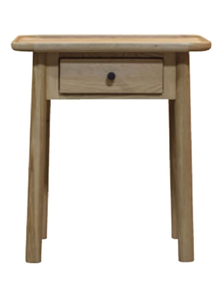 Gallery Home Brown Columbia 1 Drawer Side Table - Image 3 of 3