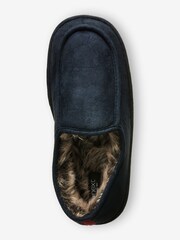 Navy Blue Apron Close Back Slippers - Image 5 of 6
