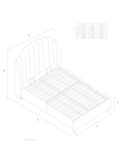 Opulent Velvet Light Grey Stella Upholstered Ottoman Storage Bed Frame - Image 5 of 8