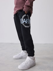Baker by Ted Baker Black/Purple 2 Piece Oversized Graphic Sweatshirt and Joggers Set - Image 3 of 15