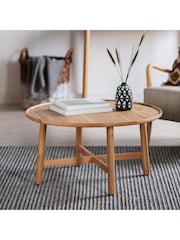 Gallery Home Brown Columbia Round Coffee Table - Image 1 of 2