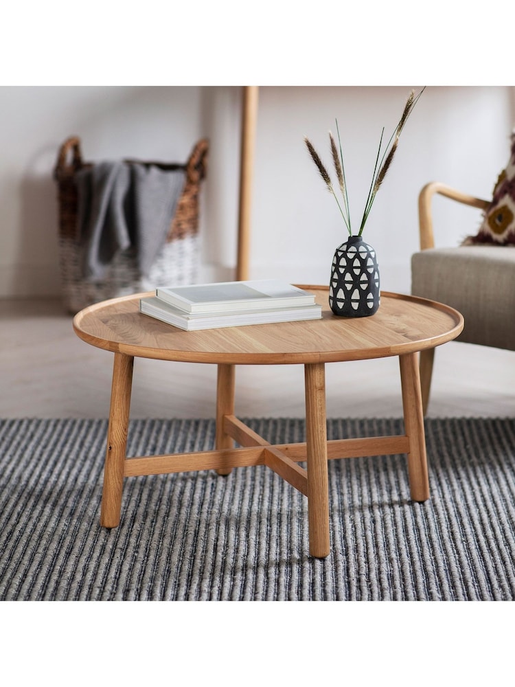 Gallery Home Brown Columbia Round Coffee Table - Image 1 of 2