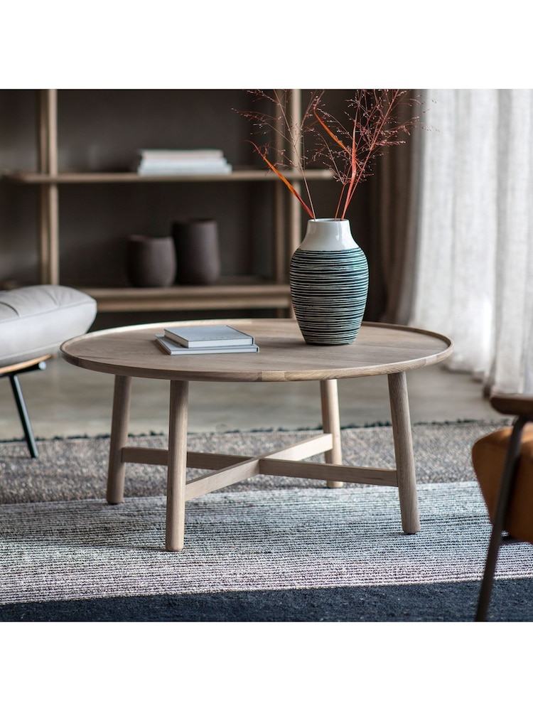 Gallery Home Grey Columbia Round Coffee Table - Image 1 of 3