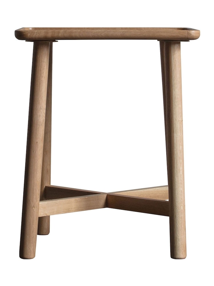 Gallery Home Brown Columbia Side Table - Image 3 of 3 Gallery Home Brown Columbia Side Table - Image 3 of 3