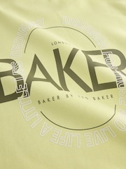 Baker by Ted Baker Lime Green 2 Piece Oversized Graphic Sweatshirt and Joggers Set - Image 15 of 16