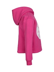 Converse Pink All Star Girls Hoodie - Image 2 of 8