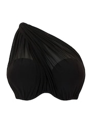 Черный бандо без бретелей Curvy Kate бикини с запахом - Изображение 5 из 7