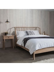 Gallery Home Brown Virginia 1 Drawer Bedside Table - Image 2 of 4