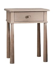 Gallery Home Brown Virginia 1 Drawer Bedside Table - Image 3 of 4